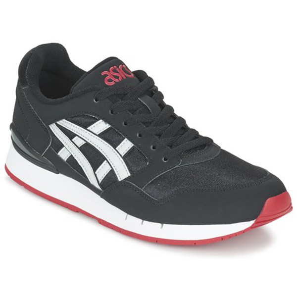 Asics Gel-Atlanis Black/White Low Top Trainers For Women