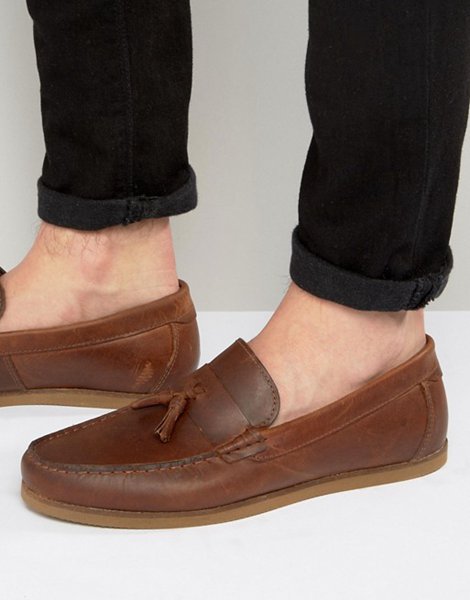 Designers Asos Tan Tassel Loafer For Men On Sale