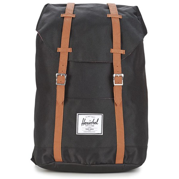 Discounts Herschel Retreat Black Backpack For Men Online