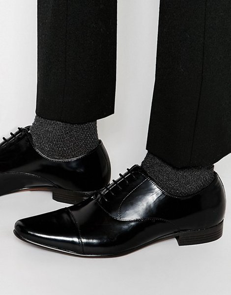 Latest Asos Black Oxford Shoes For Men Sale