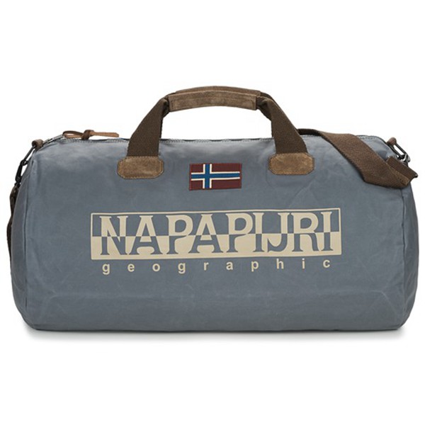 Stylish Napapijri Bering Khaki Travel Bag For Men On Sale