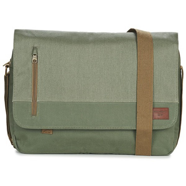 The Hottest Styles Billabong Chief Satchel Khaki Messenger Bag For Men