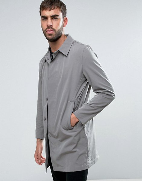 The Hottest Styles Lindbergh Beige Unlined Trench Coat Slim Fit For Men Sale