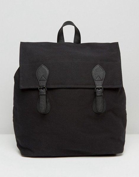 Asos Black Backpack For Men