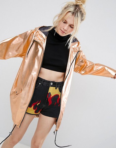 Asos Gold Rainmac For Women Outlet