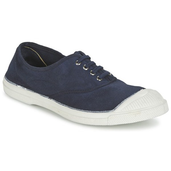 Bensimon Lace Navy Low Top Trainers For Women