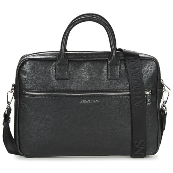 Cheap Armani Jeans Jamokra Black Briefcase For Men Sale
