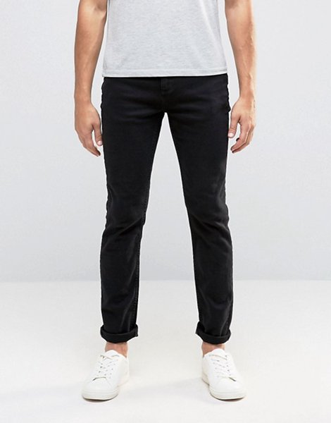 Cheap Selected Homme Black Jeans With Stretch For Men Outlet