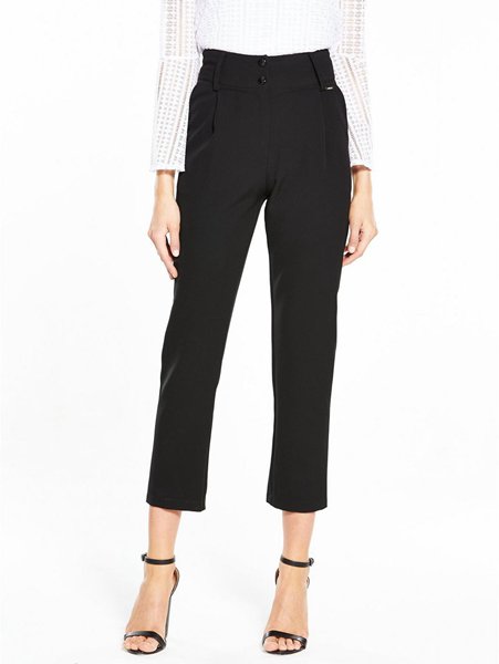 Guess Black Meda Pants For Women