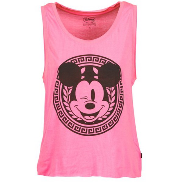 Latest Eleven Paris Veckey Pink Sleeveless T-Shirts For Women Sale