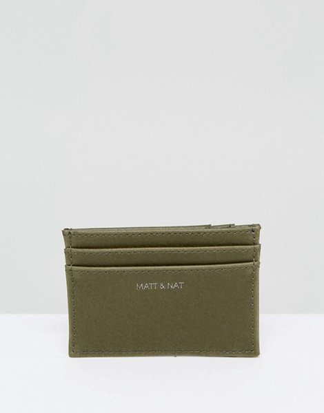 New Trendy Matt & Nat Green Max Card Holder For Men Outlet