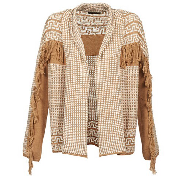 New Trendy Vila Viworld Camel/Beige Cardigans For Women Sale