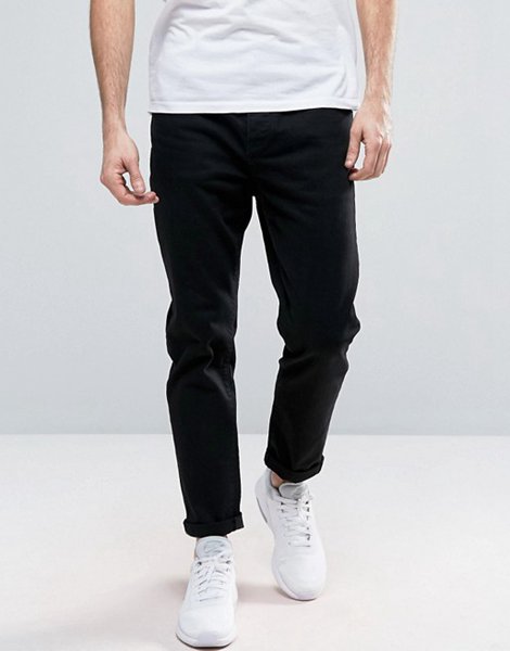 The Hottest Styles Asos Black Tapered Jeans For Men Outlet
