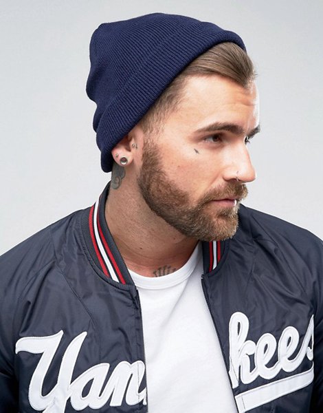 The Most Popular Asos Navy Mini Fisherman Beanie For Men