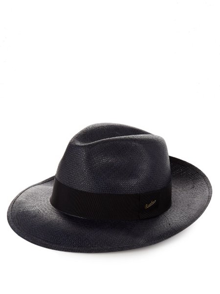 The Most Popular Borsalino Navy Panama Straw Hat For Men