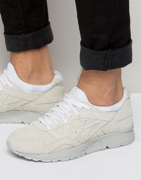 Asics White Gel-Lyte V Suede Trainers For Men Outlet