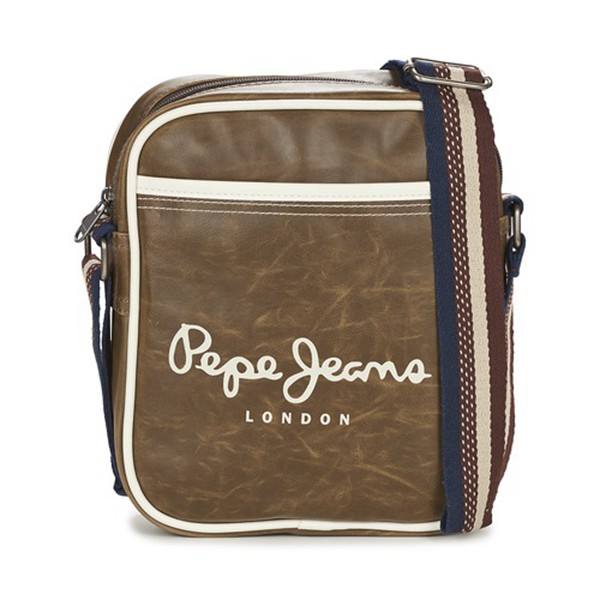 Cheap Pepe Jeans Davis Brown Pouch For Men Online