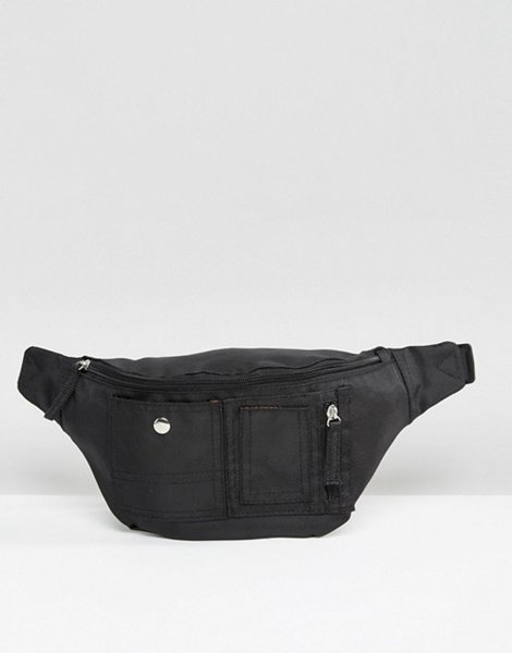 Designers Asos Black Bum Bag For Men Online