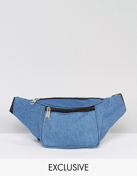 Designers Reclaimed Vintage Blue Inspired Bum Bag For Men Online Sale