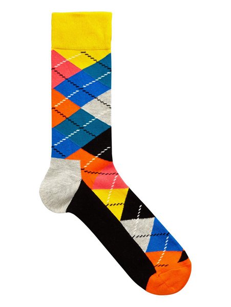 Happy Socks Multi Argyle Socks For Men Online