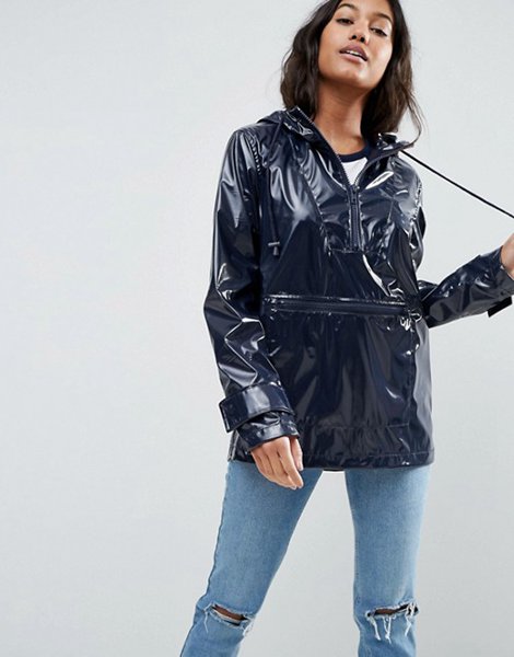 Latest Asos Multi Over The Head Rain Mac For Women