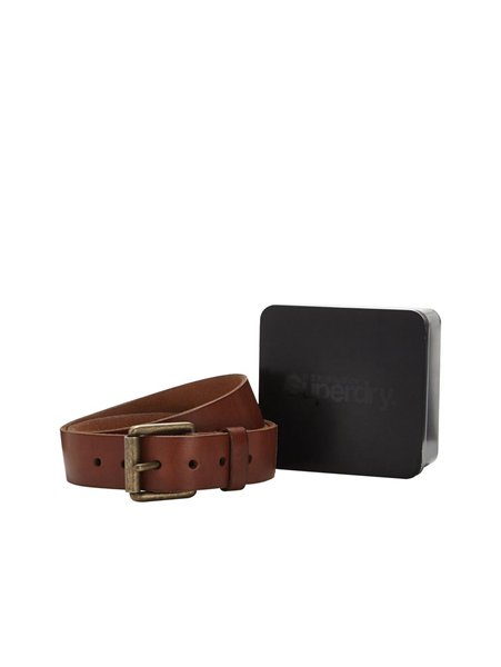 Latest Superdry Juicy Tan Western Classic Belt In A Tin For Men Sale