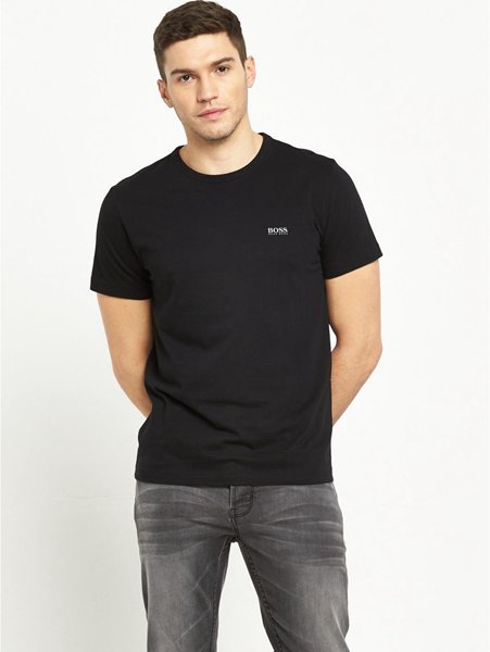 Stylish Boss Green Black Small Logo T-Shirt For Men
