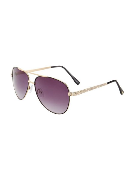 The Hottest Styles Lipsy Black Diamante Avaitor Sunglasses For Women On Sale