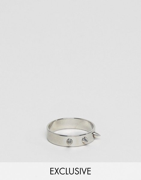 The Hottest Styles Reclaimed Vintage Silver Inspired Spike Ring For Men Sale