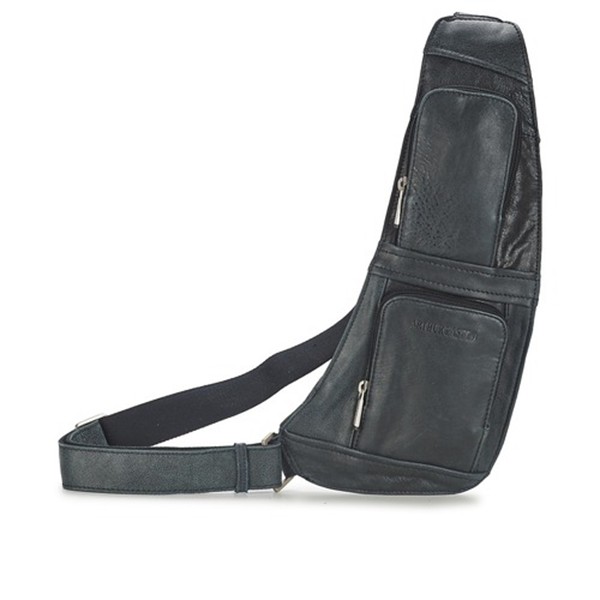 Arthur & Aston Miguel Black Pouch For Men Online Sale