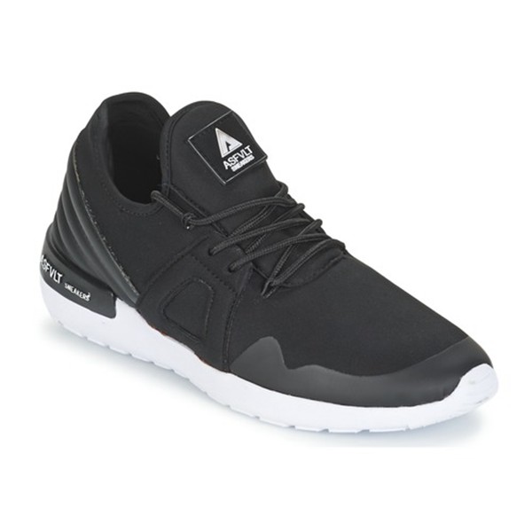 Cheap Asfvlt Train Black Low Top Trainers For Men On Sale