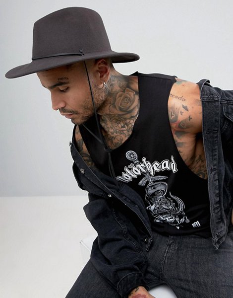 Stylish Brixton Black Field Hat For Men Outlet