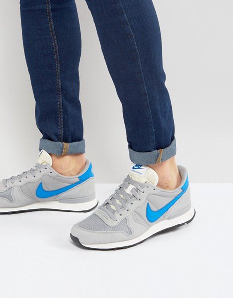 The Hottest Styles Nike Grey Internationalist Trainers For Men On Sale