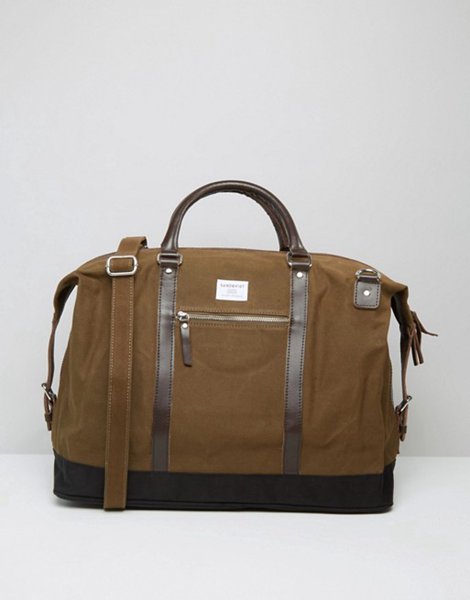 The Hottest Styles Sandqvist Green Jordan Holdall Bag For Men On Sale