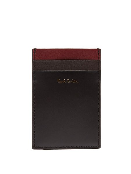 The Most Popular Paul Smith Black Leather Cardholder For Men