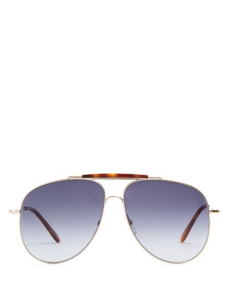 The Most Popular Valentino Silver Tone Metal Aviator-Style Sunglasses For Men Sale