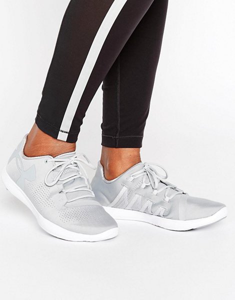 Under Armour Grey Street Precision Low Trainers For Women